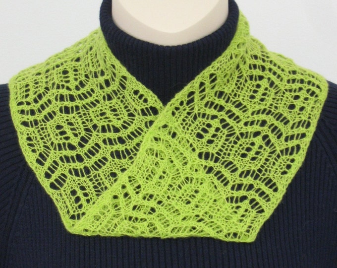 pdf pattern for Mock-Mobius Collars and Scarves in ColourMart Lace Weights - instant download