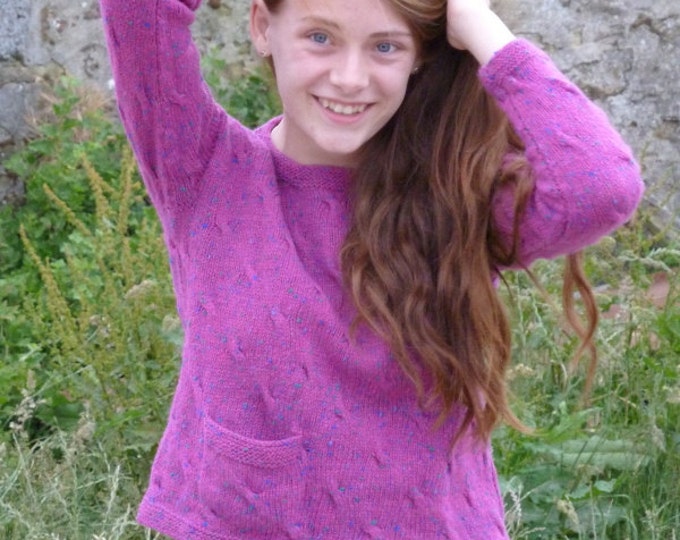 pdf pattern for the Seadrift Sweater by Elizabeth Lovick