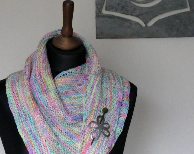pdf pattern for the Any Yarn Shawlette by Elizabeth Lovick