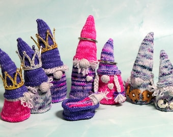 pdf pattern for the Knitted Gnome Nativity by Elizabeth Lovick