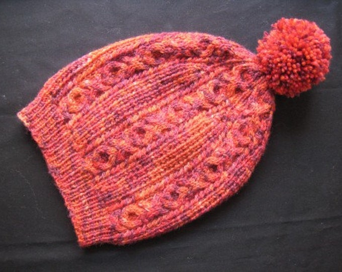 pdf pattern for Cabled Hats and Long Gloves in DK yarn by Elizabeth Lovick - instant download