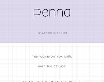 Carattere Penna Script, carattere corsivo scritto a mano, carattere per matrimoni, carattere calligrafico, carattere per logo, carattere per inviti, uso commerciale, download digitale