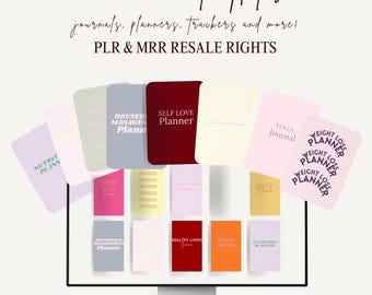 50 modelli di Canva Planner / Diritti di rivendita PLR (download digitale)
