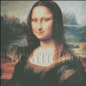 MONA LISA La Gioconda Cross Stitch Pattern No.565 - Etsy