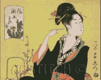 GEISHA cross stitch pattern No.550