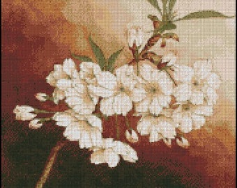 CHERRY BLOSSOM cross stitch pattern No.473