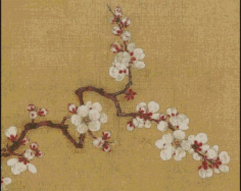 Padrão de ponto cruz CHERRY BLOSSOM No.181