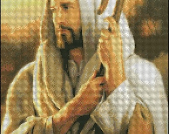 THE GOOD SHEPHERD cross stitch pattern No.56