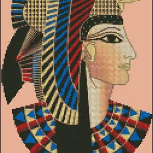 CLEOPATRA cross stitch pattern No.381 image 1