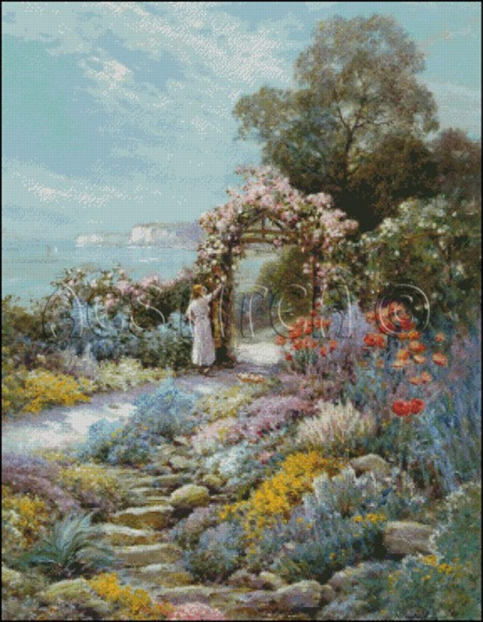 A ROCK GARDEN Cross Stitch Pattern No.160 - Etsy