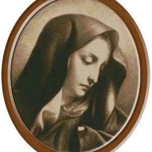 MADONNA DOLOROSA cross stitch pattern No.164 image 1