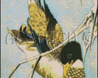 WILD DUCK cross stitch pattern No.79