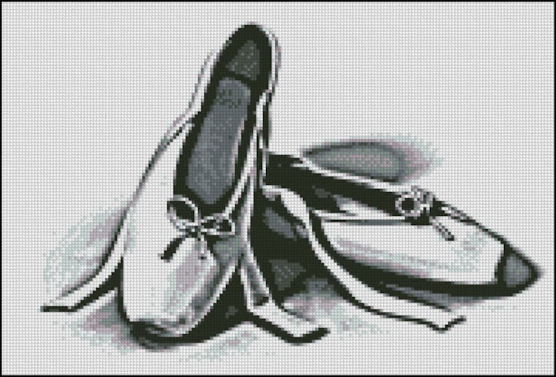 POINTE SHOES Cross Stitch Pattern No.594 Etsy