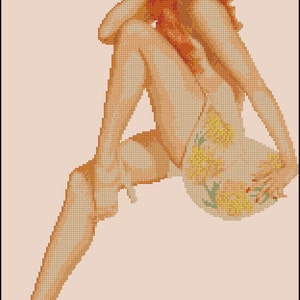 VINTAGE PIN Up DYNAMITE cross stitch pattern No.249
