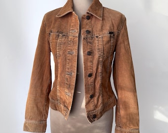Vintage Esprit Corduroy Jacket – Fitted 90s Retro Style, Size S
