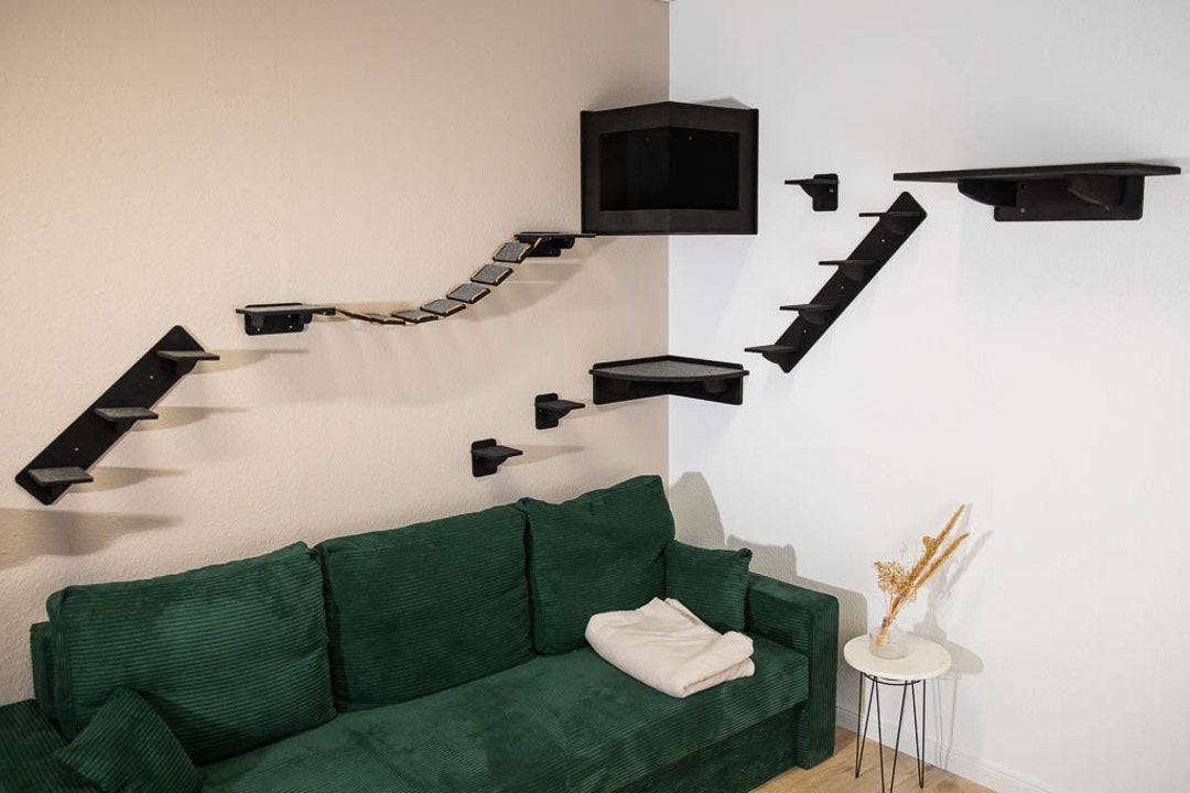 Catwalk – Various Wall Elements for Cats. the Wall-mounted Cat
