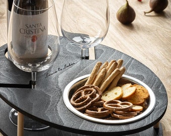 Weinbar - Couchbar für Weintrinker. Handgefertigt in Deutschland für Gemütliche Sofa Abende zu zweit. Perfektes Geschenk