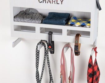 Hundegarderobe Premium - Hundegarderobe XXL für Hundeleinen und Halsbänder