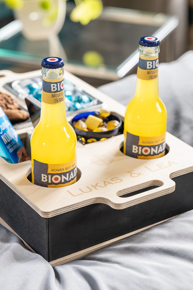 Inexterior Couch Bar Couch Butler Snack Bar for a Cozy Sofa Evening