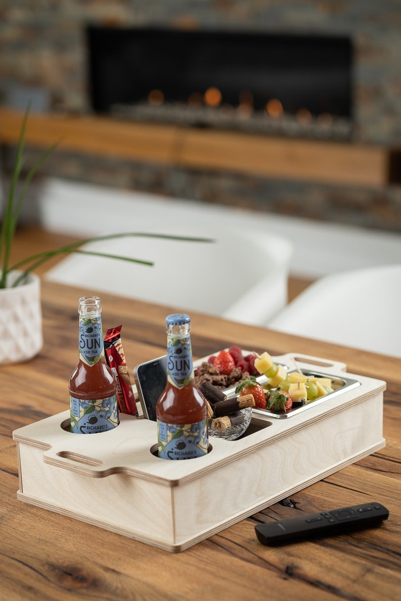 Inexterior Couch Bar Couch Butler Snack Bar for a Cozy Sofa Evening