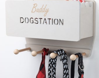Hundegarderobe Classic Praktisches Aufhängen von Hundeleinen und Accessoires - Ordentlich und stilvoll für Ihren vierbeinigen Begleiter