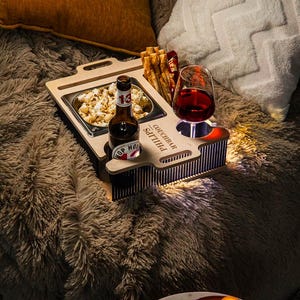 Couchbar - Inexterior Candlebar - Die besondere Couchbar mit Leuchteffekt für besondere Stimmung. Elektrische Teelichter direkt enthalten