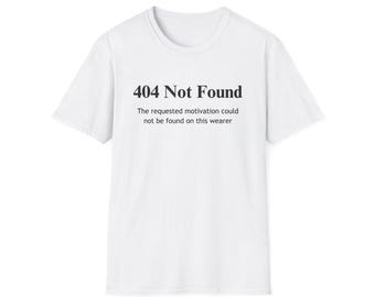 404 Not Found Unisex Softstyle T-Shirt