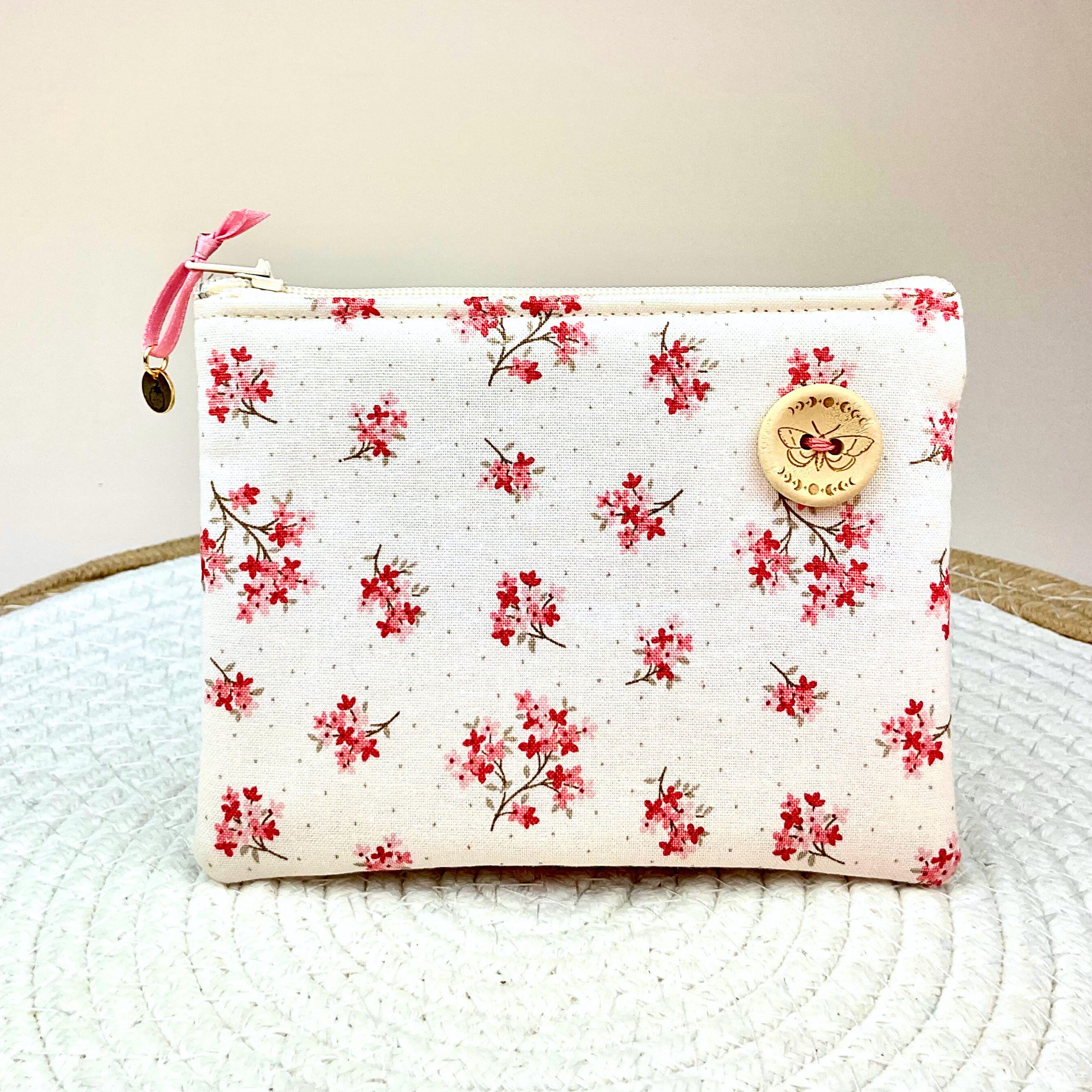 Hzdz0099 Kosmetiktasche Für Damen – Kaktus- & Blumenmuster, 22x13,6x5,1 Cm, Aus Polyester