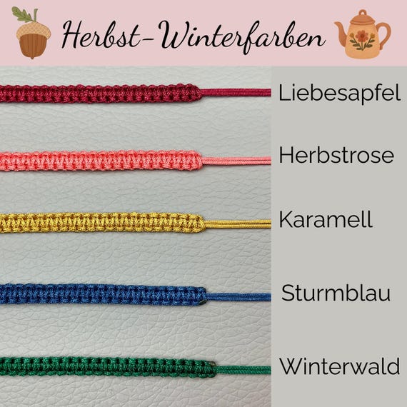 Bracciale Macramè Con Ciondolo Zampa D'Argento E Cuore - Fatto A Mano In Germania