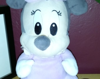 Plush Minnie Mouse Stash Container Jar Hidden Secret Storage Kids Adults Money Jewelry Herb