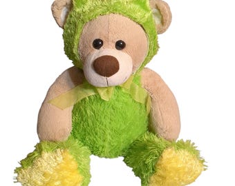 Plush Frog Bear Stash Container Jar Hidden Secret Storage Kids Adults Money Jewelry Herb...