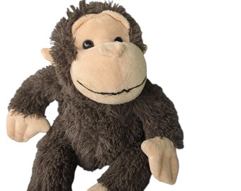 Peluche a forma di scimmia, contenitore segreto per nascondere denaro, gioielli ed erbe aromatiche.