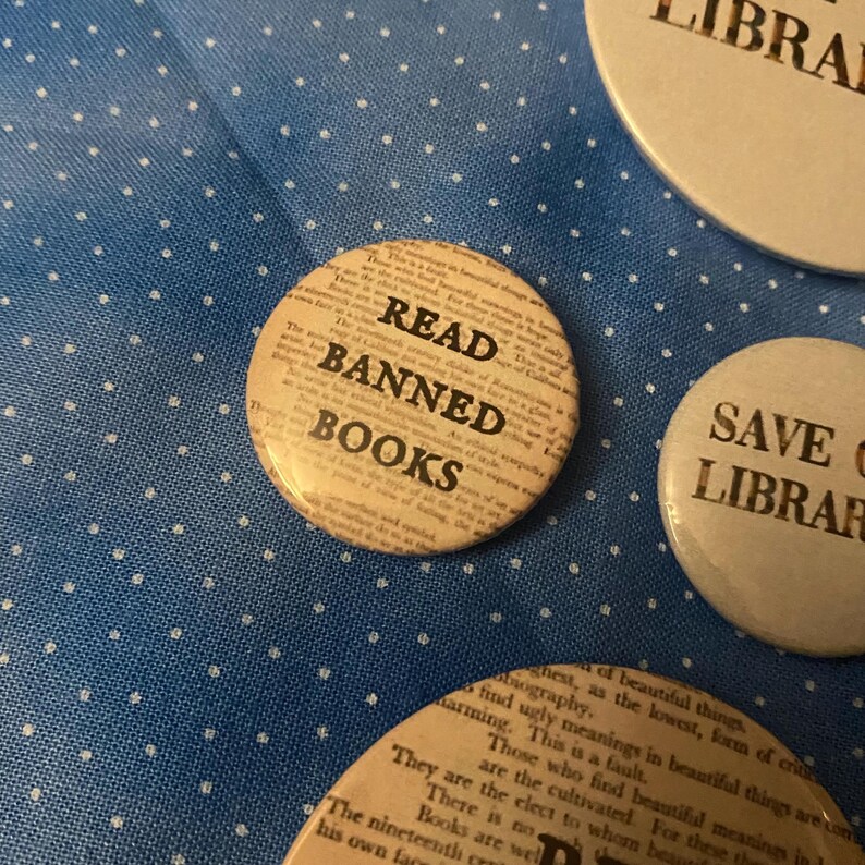Library Buttons !! - Etsy