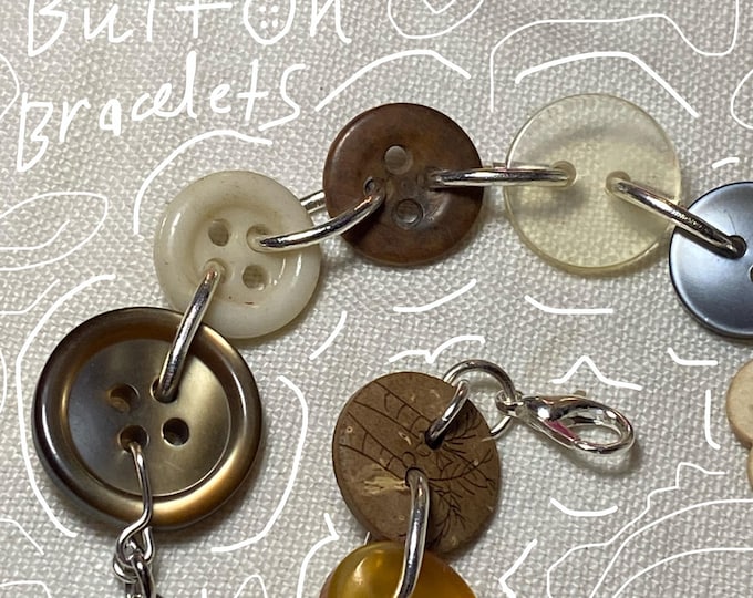 Button Bracelets !! - Etsy