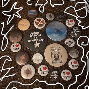 marauders buttons !!