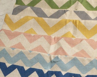 Colored Chevron Pillow Covers -6 color choices