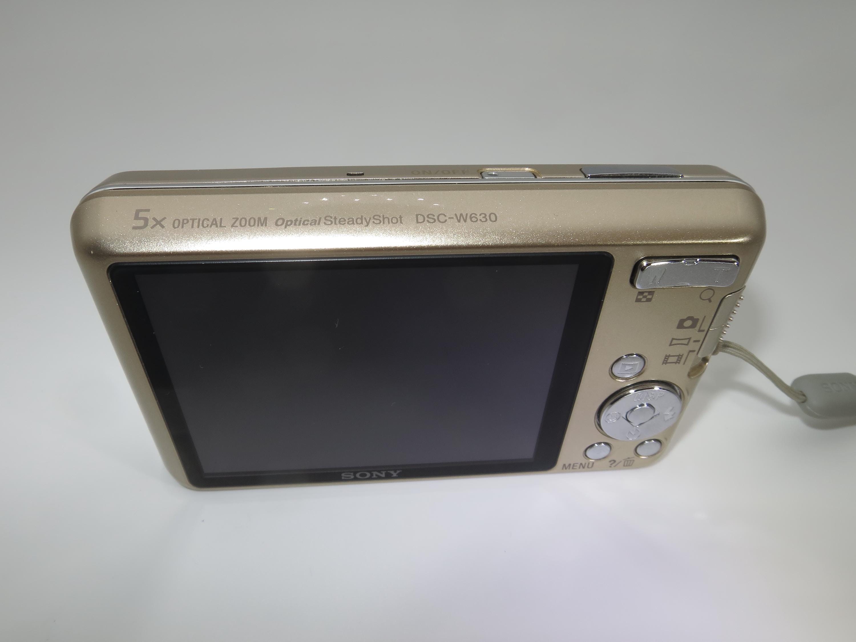 ソニー サイバーショット DSC-W630 16.1MP デジタルカメラ ゴールド 