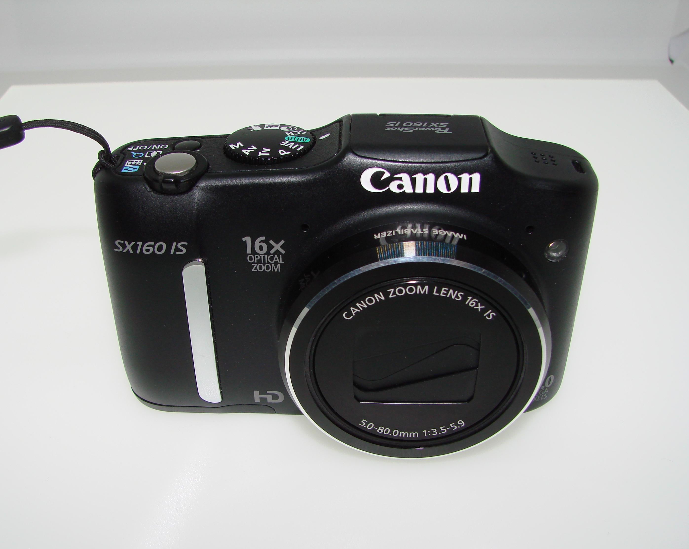 Canon PowerShot SX160 IS 16.0MP + 16倍光学スーパーズーム 