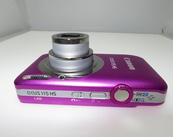 Canon IXUS 115 HS 超コンパクトデジタルカメラ（ピンク色）、32GB
