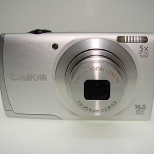 Canon Powershot A2300 HD 16.0MP Compact Digital Camera Silver