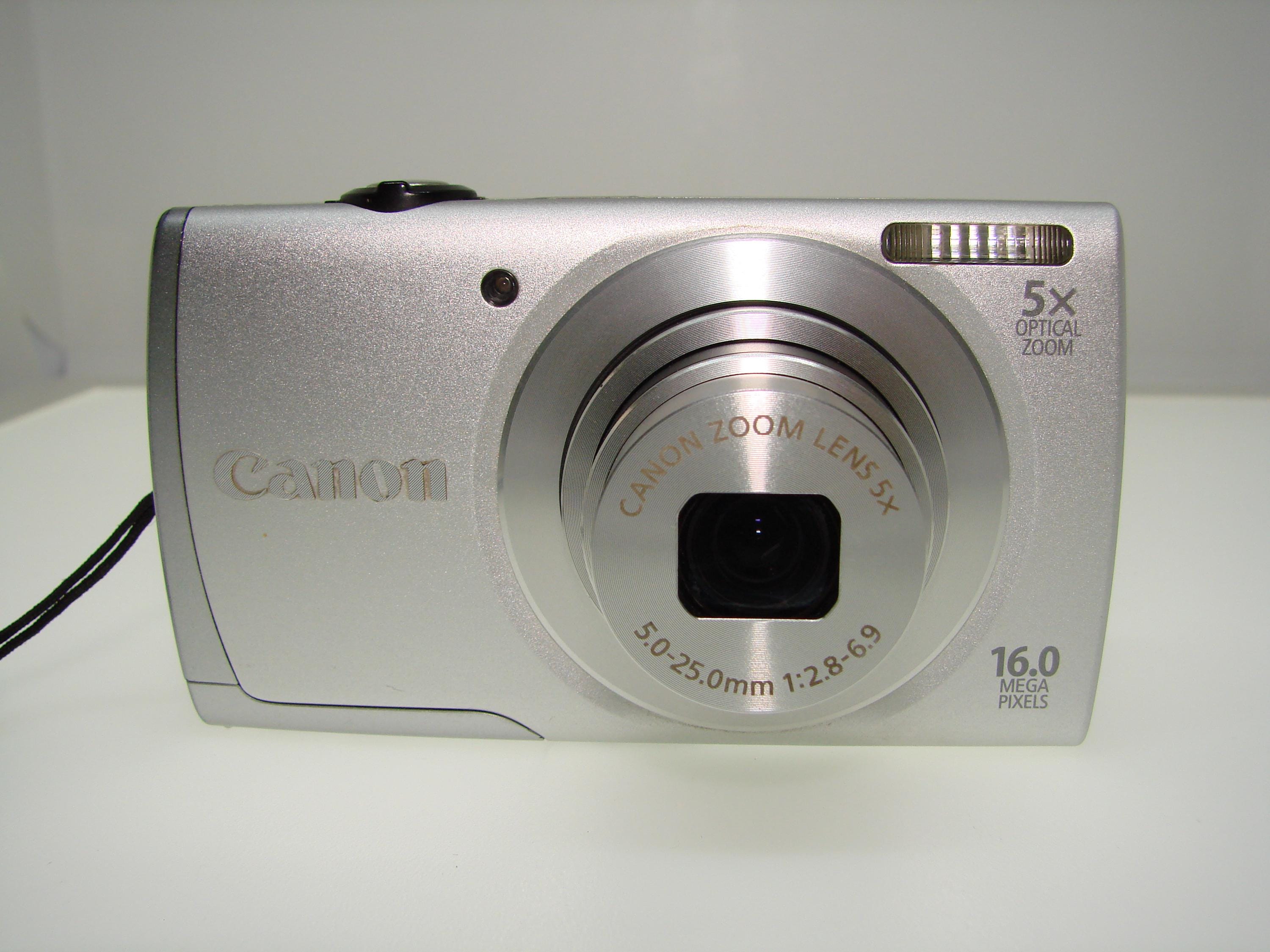 Canon Powershot A2300 HD 16.0MP Compact Digital Camera Silver