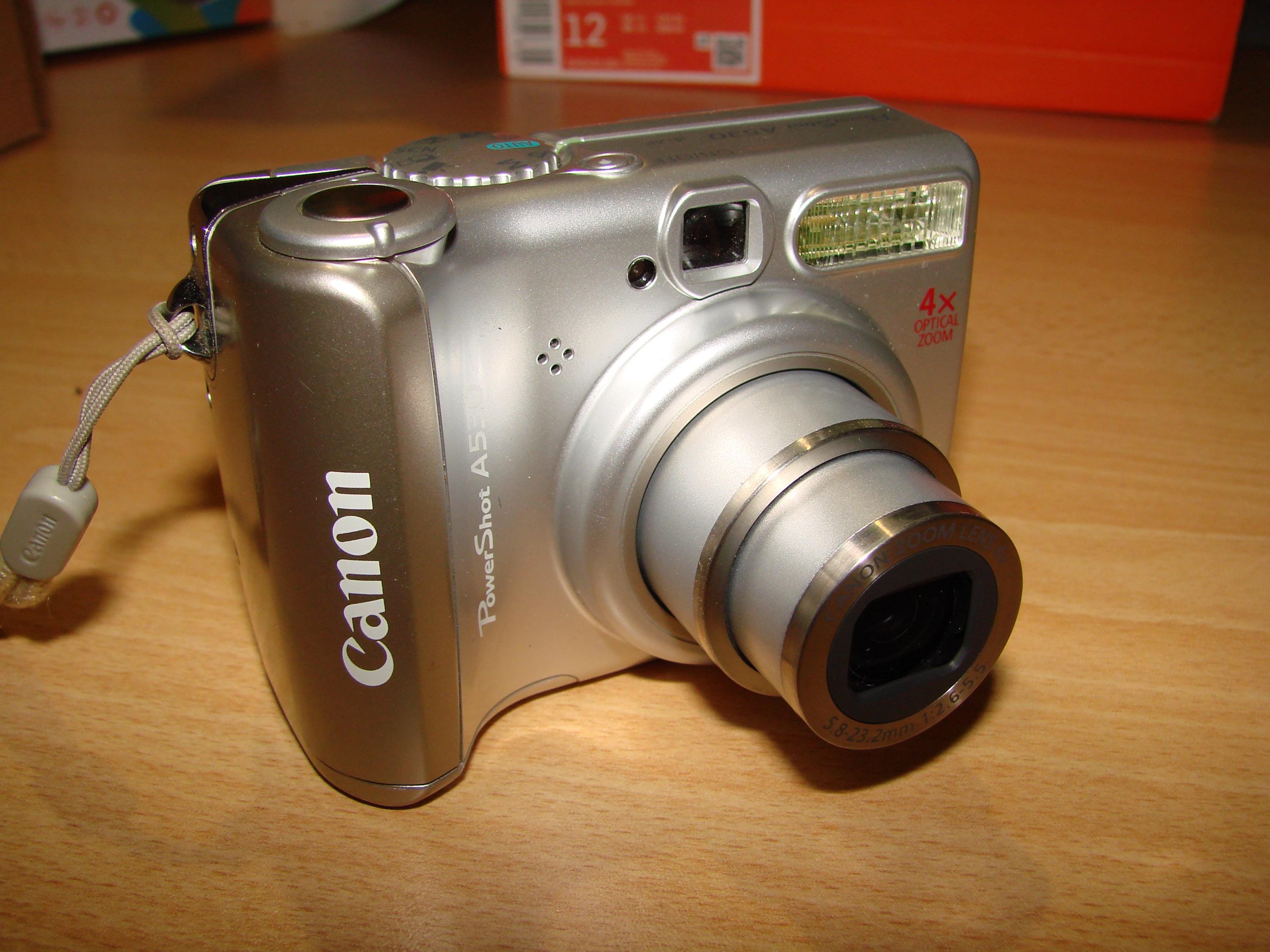 Canon Powershot A530 5.0 MP Compact Digital Camera With Memory 