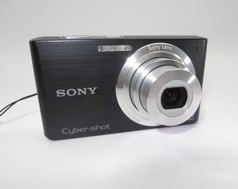 Sony Cyber-shot DSC-W610 14.1MP 4.0x Zoom Compact Digital Camera black color Y2K + original battery, charger, memory card Tested and Works