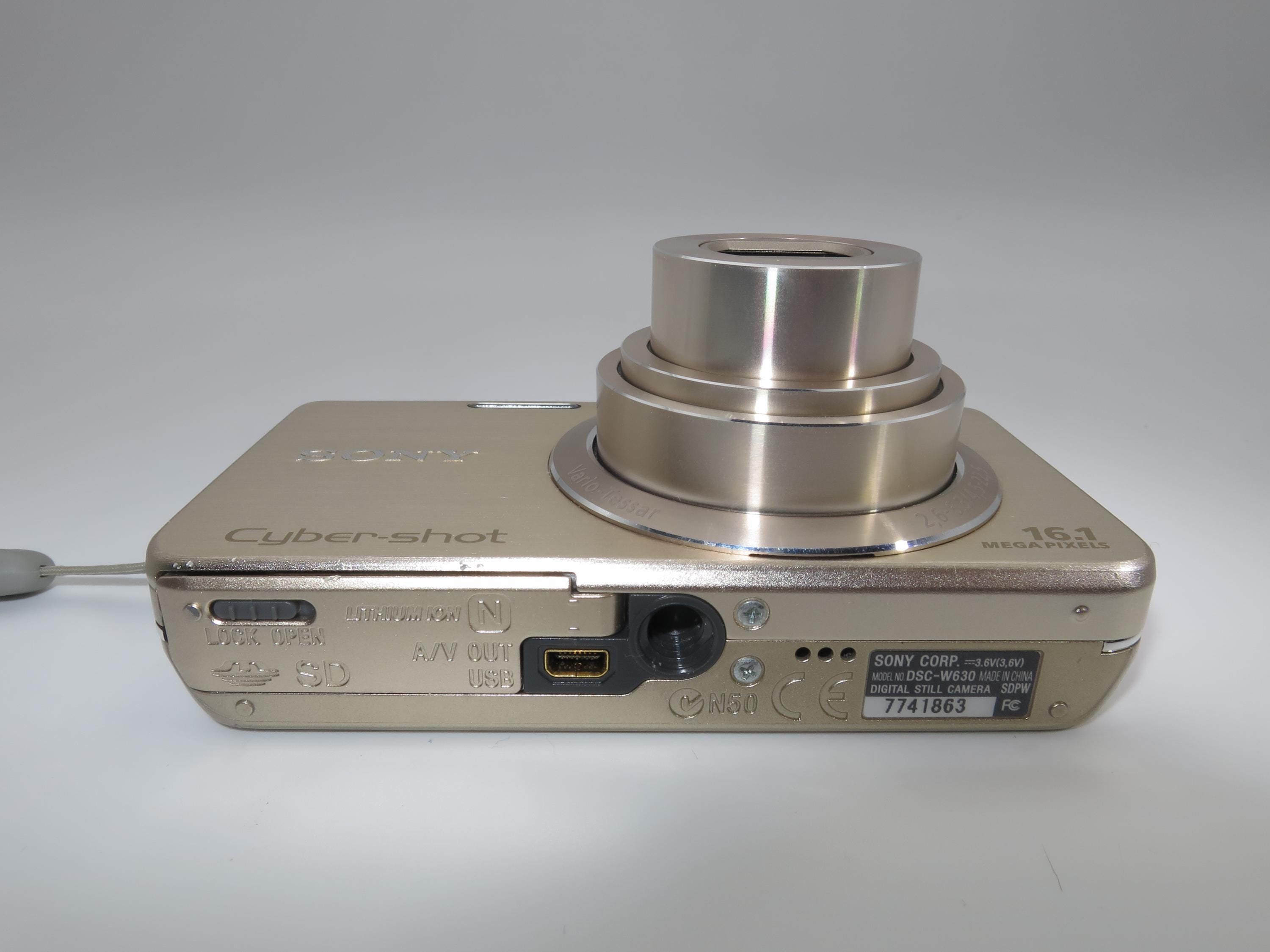 ソニー サイバーショット DSC-W630 16.1MP デジタルカメラ ゴールド 