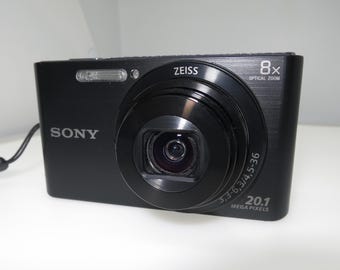 Sony Cybershot DSC-W810: 20.1MP - Black Digital Camera (SD 8GB) - Etsy