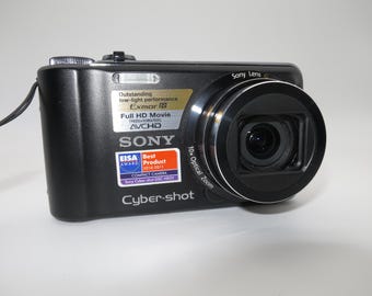 Sony Cyber-Shot DSC-HX5 10.2MP 10x Optical super Zoom Full-HD Compact Digital Camera excellent + 16gb sd card, Tested and works perfect