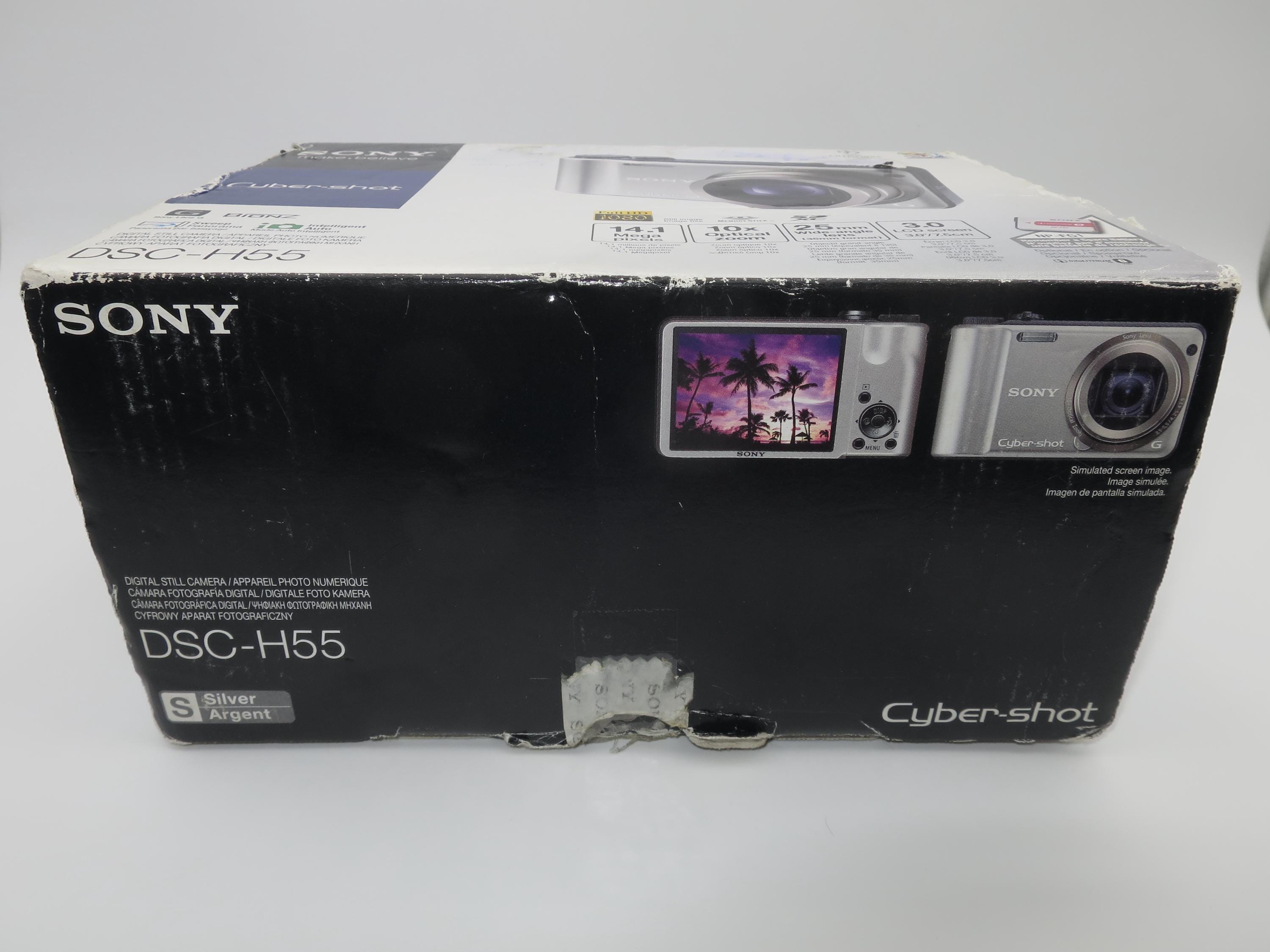 Sony Cyber-shot DSC-H55 14MP 10x Optical Zoom Compact Digital