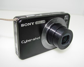 Sony Cyber-shot DSC-W120 Carl Zeiss 7.2MP Black Digital