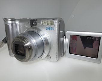 Canon PowerShot A700 シルバー 6.0MP デジタルコンパクトカメラ