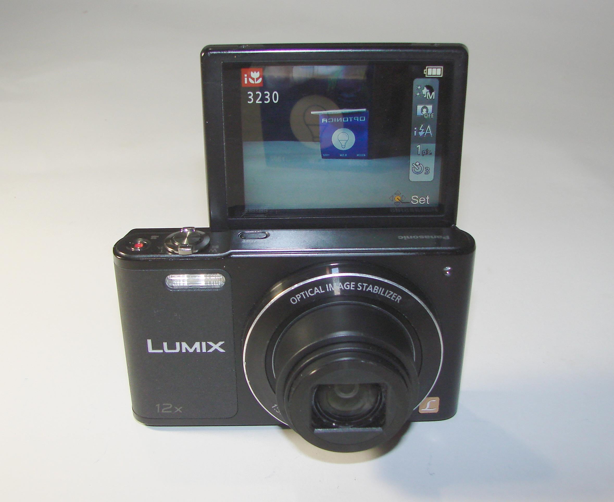 Panasonic LUMIX DMC-SZ10 Compact Digital Camera With Flip